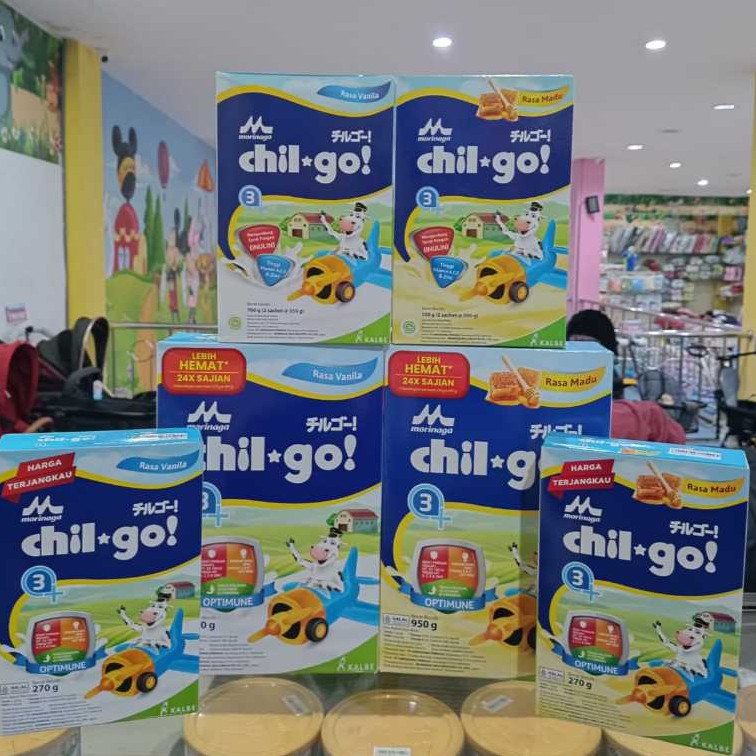 Susu Morinaga Chilgo 3+ Madu/Vanilla