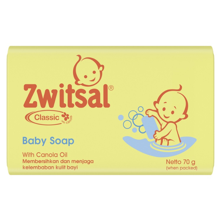 Zwitsal Baby Sabun Nat Classic/Rich Honey 70gr - Sabun Batang