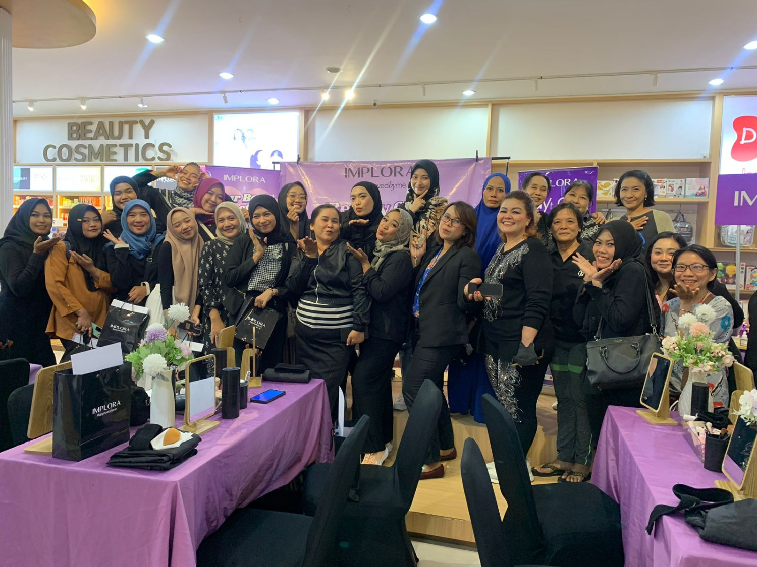 KESERUAN BEAUTY CLASS WITH IMPLORA