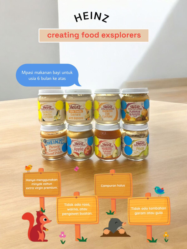 Bubur Anak Bayi - Heinz Baby Food Jar 110 gr