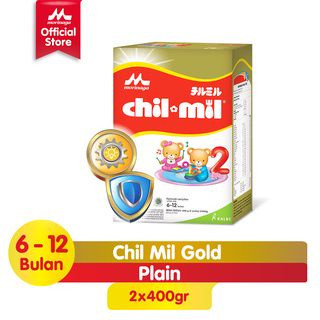 Morinaga Chil Mil Reguler & Platinum MoriCare + Prodiges Susu Formula Bayi 6-12 bulan 800GR