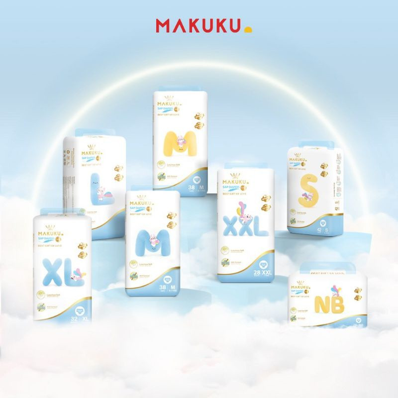 Makuku Pro Care Pants & Pro Series Slim S38/L34/XL32/XXL28 - Diapers Celana