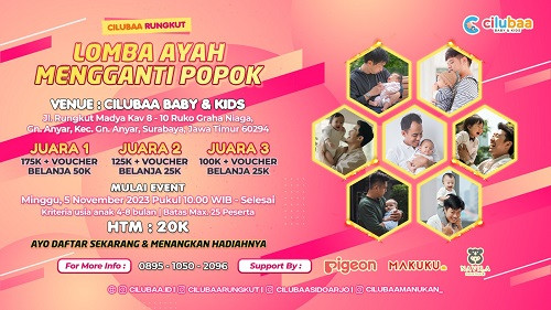 Lomba Ayah Mengganti Popok - Cilubaa Baby & Kids Rungkut