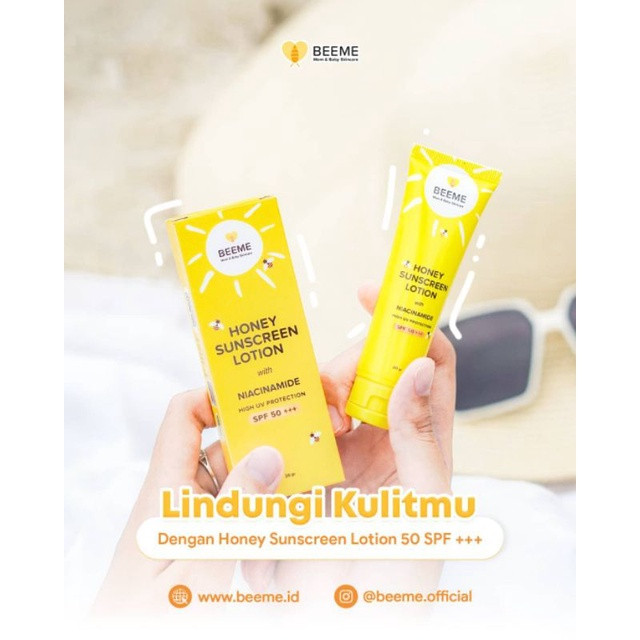 Beeme Sunscreen Lotion Spf 50 20gr - Tabir Surya Bayi