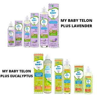 My Baby Minyak Telon Plus Eucalyptus & Lavender 60ml/90ml/150ml - Minyak Telon Bayi