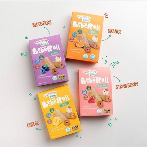 Yummy Bites Beberoll 40gr - Snack Bayi