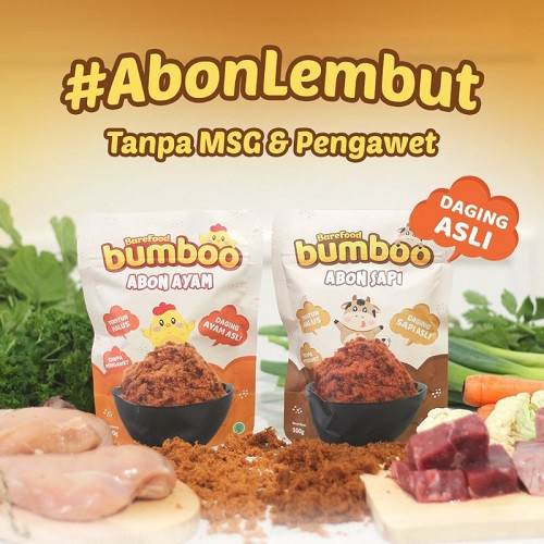 Bumboo Abon Asli MPASI Si Kecil - Sumber Protein Makanan Bayi Organik