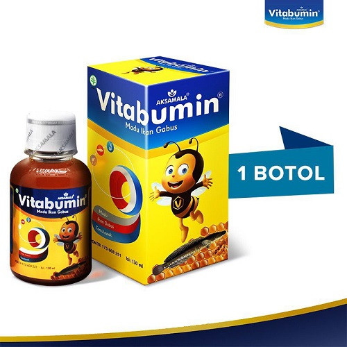 Vitabumin 130ml - Madu Ikan Gabus Untuk Pertumbihan & Kesehatan Anak