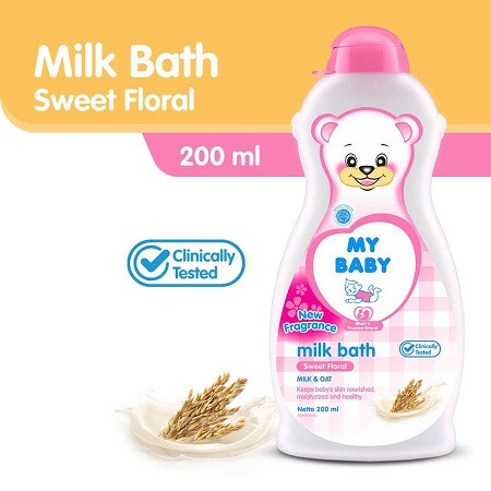 My Baby MilkBath 200ml Sweet Floral - Sabun Cair