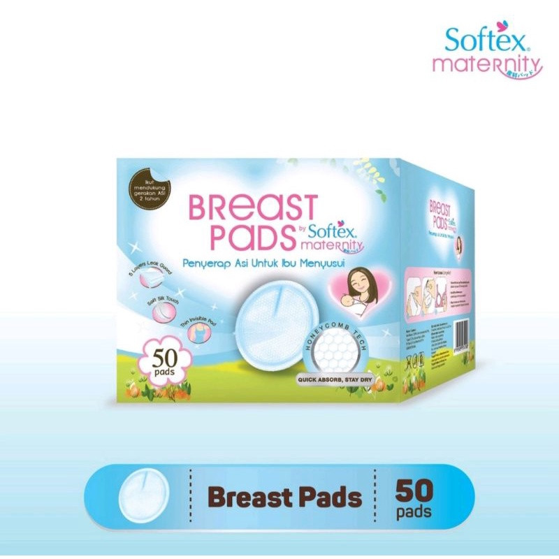 Softex Breastpad Maternity 16X50`S - Bantalan ASI