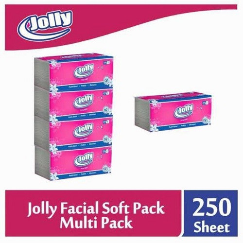 Jolly Facial Soft Pack Multipack - Tisu Kering