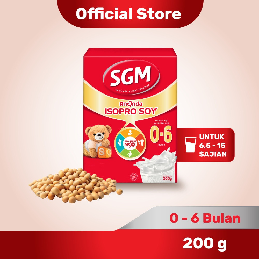 SGM Soya 1 0-6 Bulan Isopro Soy 200gr - Susu Pertumbuhan