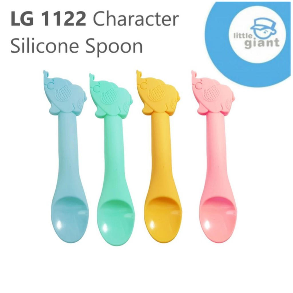 Little Giant LG-1122 Character Silicone Spoon - Sendok Makan Bayi