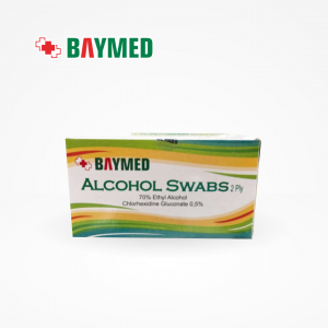 Baymed Alkohol Swab 2ply Isi 100pc
