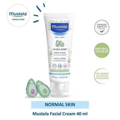 Mustela Hydra Bebe Facial Cream 40ml - Krim Wajah Bayi